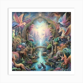 Enchanted Forest 1 Art Print