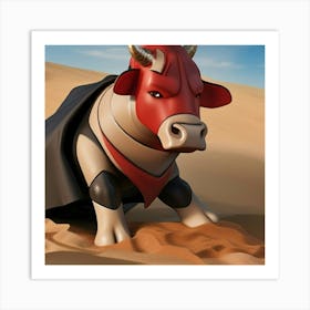 Maqueta Toro Rojinrgro Art Print