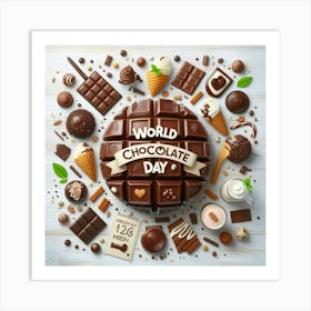 World Chocolate Day 3 Art Print