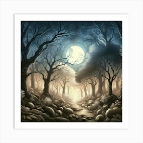 Moonlit Magic 7 Art Print