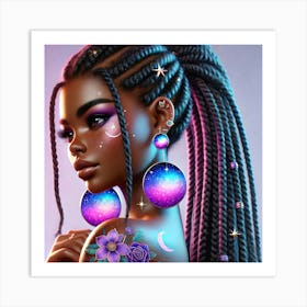 Sexy Black Woman 1 Art Print