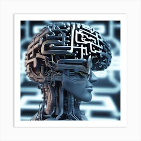 Human Brain 14 Art Print
