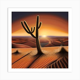 Beautiful Desert Art Print