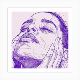 Portrait Of A Woman 20 Art Print