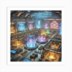 A Detailed Depiction Of The Interdimensional Armor Art Print