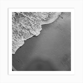 Long Beach, California, Sea Foam, Which Forms As The Waves Break On The Shore By Russell Lee Art Print