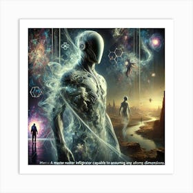 Drox The Shapeshifter Scifi Art Print