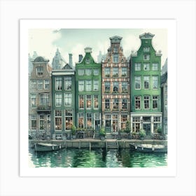 Amsterdam Canvas Print Art Print