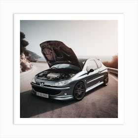 Peugeot 206 Art Print