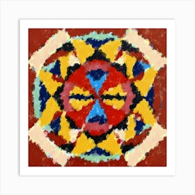 Luminary Pulse Mandala Art Print