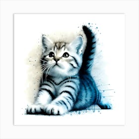 Creative Feline Cat Artwork 43 Art Print