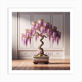 Bonsai Wisteria Art Print