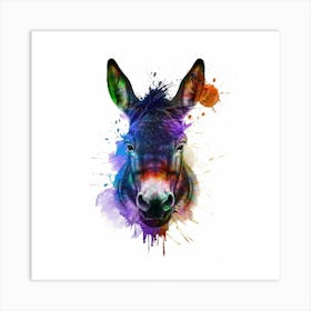 Donkey Painting Art Print