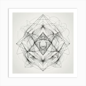 Geometrical Pattern Art Print