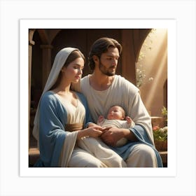 Family Of Jesus 1 Art Print