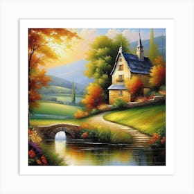 House By The River 2 Art Print