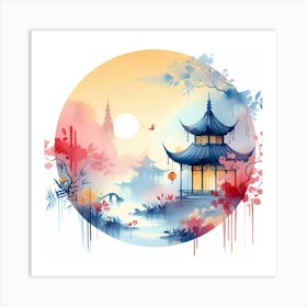 Chinese Painting 17 Art Print