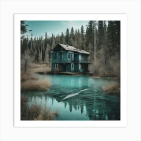 House In The Woods Art Print