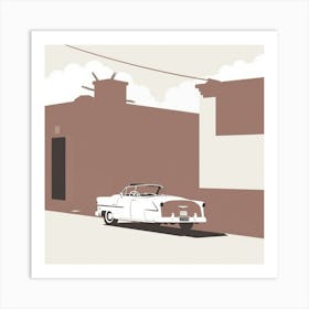 Old Car In Cuba 5 Art Print