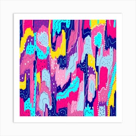 Bright Abstract Painting Art Print