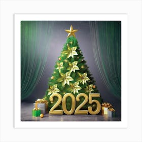 2025 Christmas Tree 5 Art Print