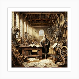 Daniel'S Workshop Art Print