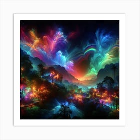 Rainbows In The Sky Art Print