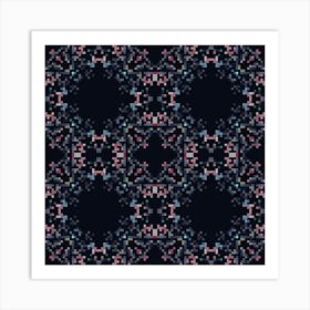 pixel mosaic 6 Art Print