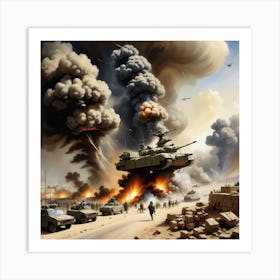 Iraq War 9 Art Print