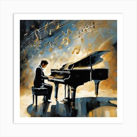 Grand Piano Solo Art Print 1 Art Print