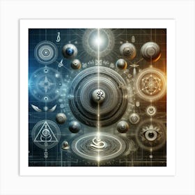 Occult Symbols 1 Art Print