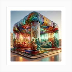 Russian Glass Pavilion Art Print