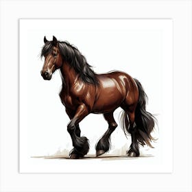 Horse Painting 1 Art Print