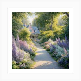 Monet S Haven A Garden Pathway To Tranquility (4) Art Print