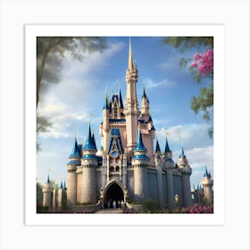 Cinderella Castle Art Print 5 Art Print