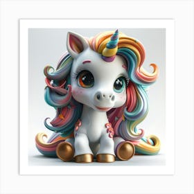 Unicorn 367 Art Print