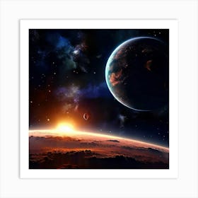 Space Wallpapers 1 Art Print