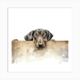 Dachshund Dog 4 Art Print