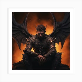 Demon 5 Art Print