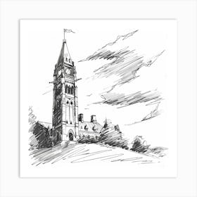 Ottawa Parliament Building 1 Art Print