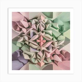 Origami Flower 1 Art Print