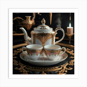 Tea Set 4 Art Print