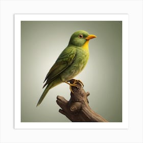 Green Woodpecker Art Print