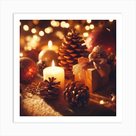 Christmas Lights Art Print