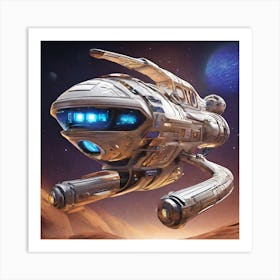 Spaceship 41 Art Print