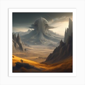 Alien Planet 1 Art Print