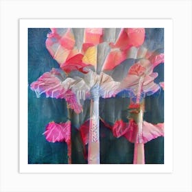 Pink Flowers Art Print