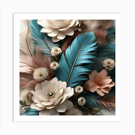 Boho Whispers of Elegance 50 Art Print