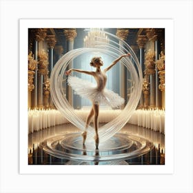 Swan Lake Art Print