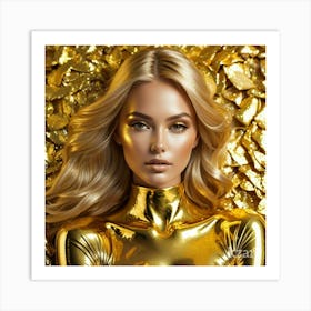 Golden Beauty 1 Art Print